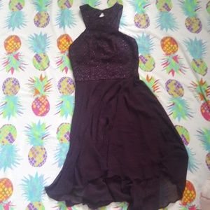 Dark purple fancy dress